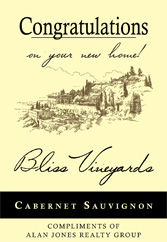 Tuscany Realtor Wine Label