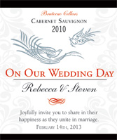 Wedding Day Wine Label